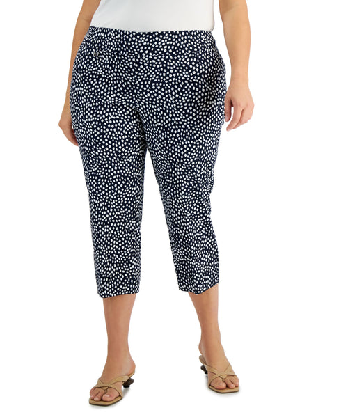 Alfani Plus Size Tummy Control Capri Pants